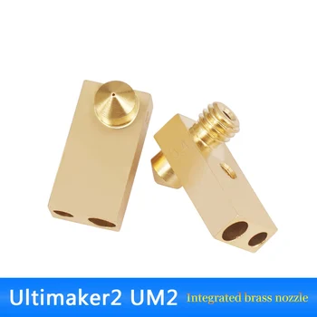 3D Spausdintuvu Priedai Ultimaker2 UM2 Integruota Žalvario Antgalis 3/0.4 mm Išorinis Sriegis Jungiamasis Antgalis Vario