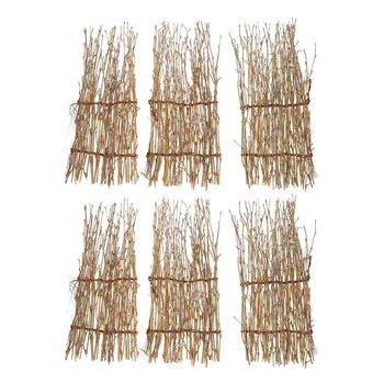 6 Vnt Tvoros Maisto Fotografijos Rinkinys Bambuko Produktą Rekvizitai Plastiko Padėklai Kilimėlis Suši